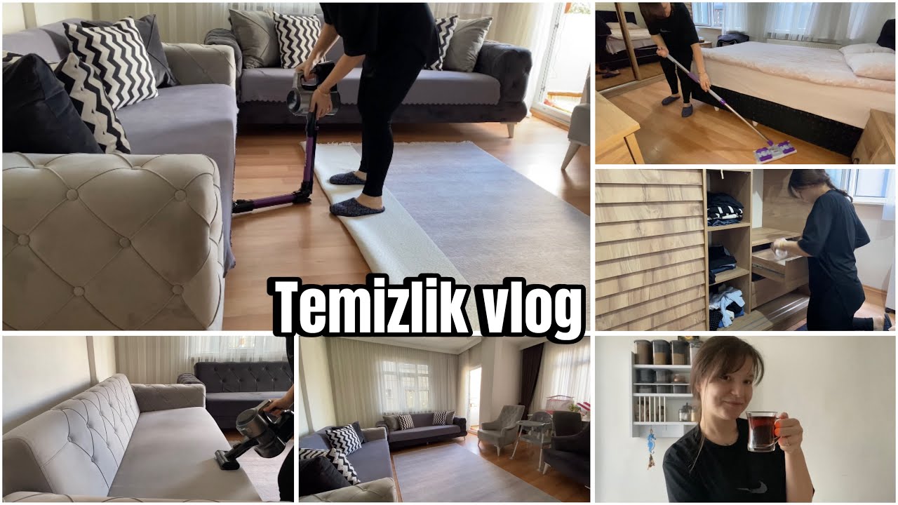 TEMİZLİK VLOG 2 🧼 | KIYAFET DOLABIMI DÜZENLEDİM | #cleaning #asmr