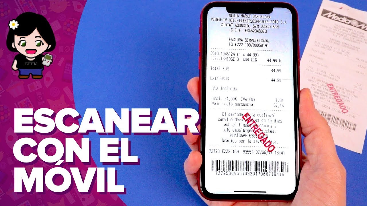 Cómo ESCANEAR un DOCUMENTO con el MÓVIL | ChicaGeek