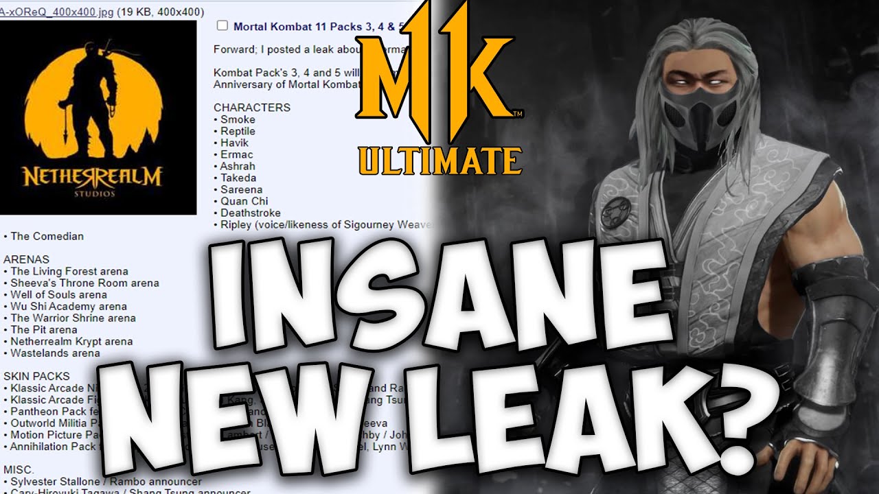 Mortal Kombat 11 - INSANE New Leak Gives In-Depth Details For MK11's Future?