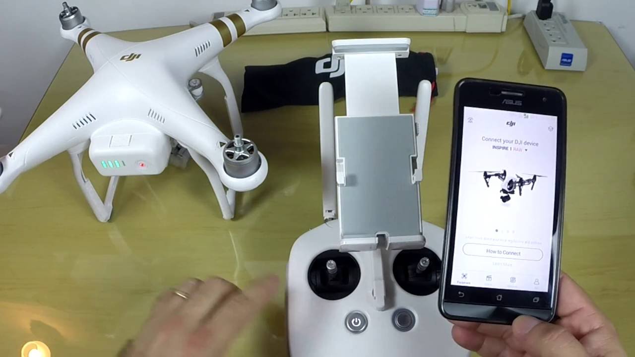 Drones ES - Conexão Phantom 3 4k - DJI Go