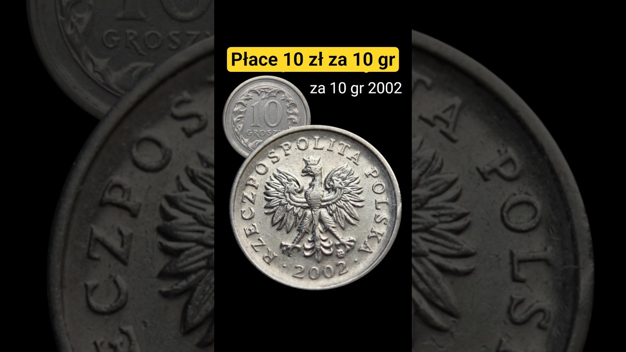 Płace 10 zł za monetę 10 groszy 2002 z obiegu #moneta #10groszy #2002 #obiegowe