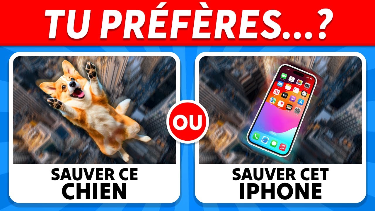 Tu pr&eacute;f&egrave;res ? Les DILEMMES les plus DURS au MONDE 😱
