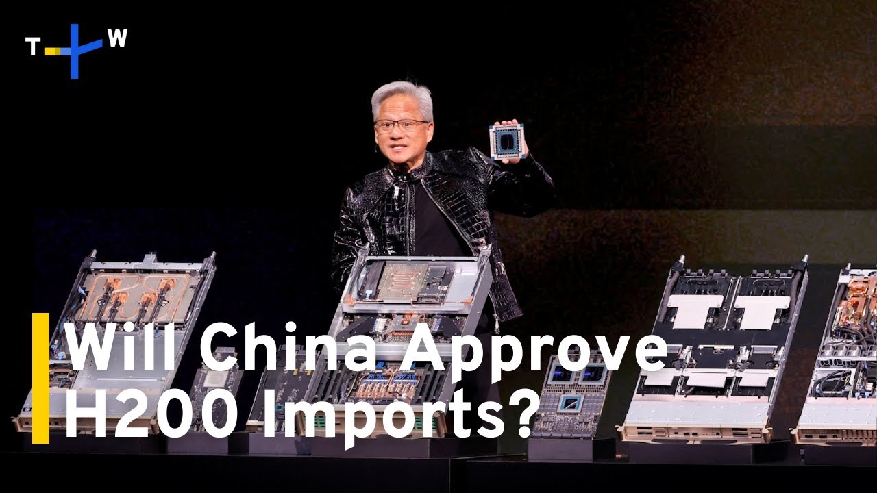 Nvidia's Huang Says China&rsquo;s H200 Chip Import Approval May Arrive Quietly｜TaiwanPlus News