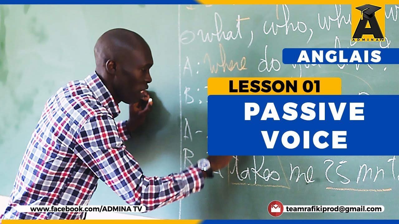 PLUS DE SECRET POUR  ''PASSIVE VOICE'' VITE FAIT