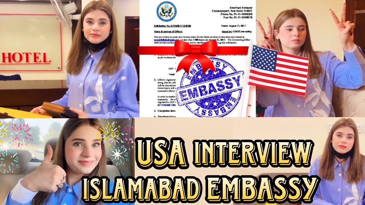 USA EMBASSY ISLAMABAD INTERVIEW | INTERVIEW APPROVED | VISA MIL GYA ALHAMDULILLAH( Green Card)
