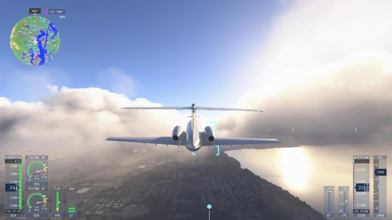 MSFS SEATTLE to PORTLAND Full Flight