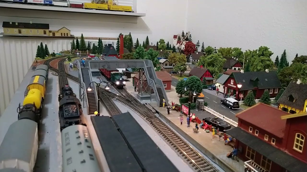 Denne gang køres der kun med damplokomotiver på 🚂 LPA's Modeljernbane 🚂