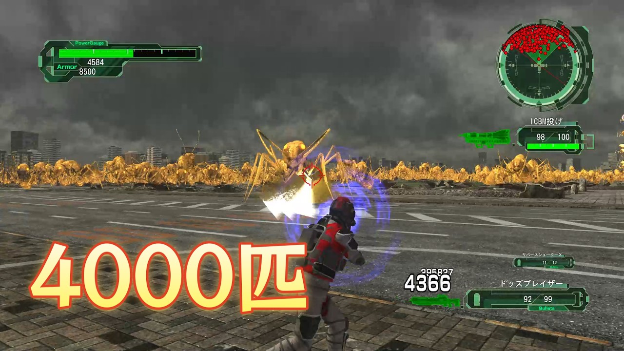 地球防衛軍6 Mod ドッズブレイザーでも、さすがにこの数は...【神の試練】
