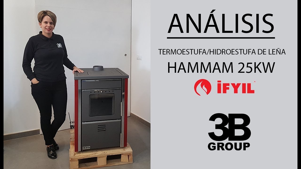 Termoestufa de le&ntilde;a y carb&oacute;n Hammam de Ifyil