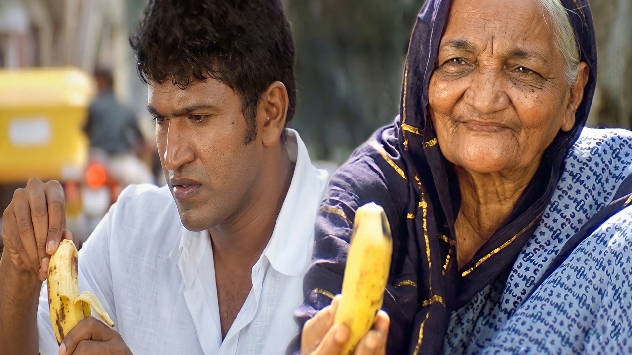ಹಸಿವಿನಿಂದ ಒದ್ದಾಡುತ್ತಿದ್ದ ಅರಸುಗೆ ಬಾಳೆಹಣ್ಣು ಕೊಟ್ಟ ಅಜ್ಜಿ | Arasu Kannada Movie Super Scene