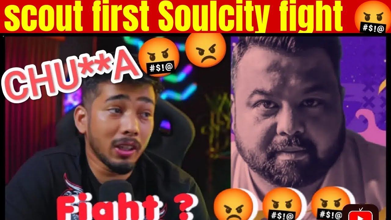 Scout Soul city First Fight 🤬 Goldy Bhai came in between fight 🤬 Gang fight 🔥