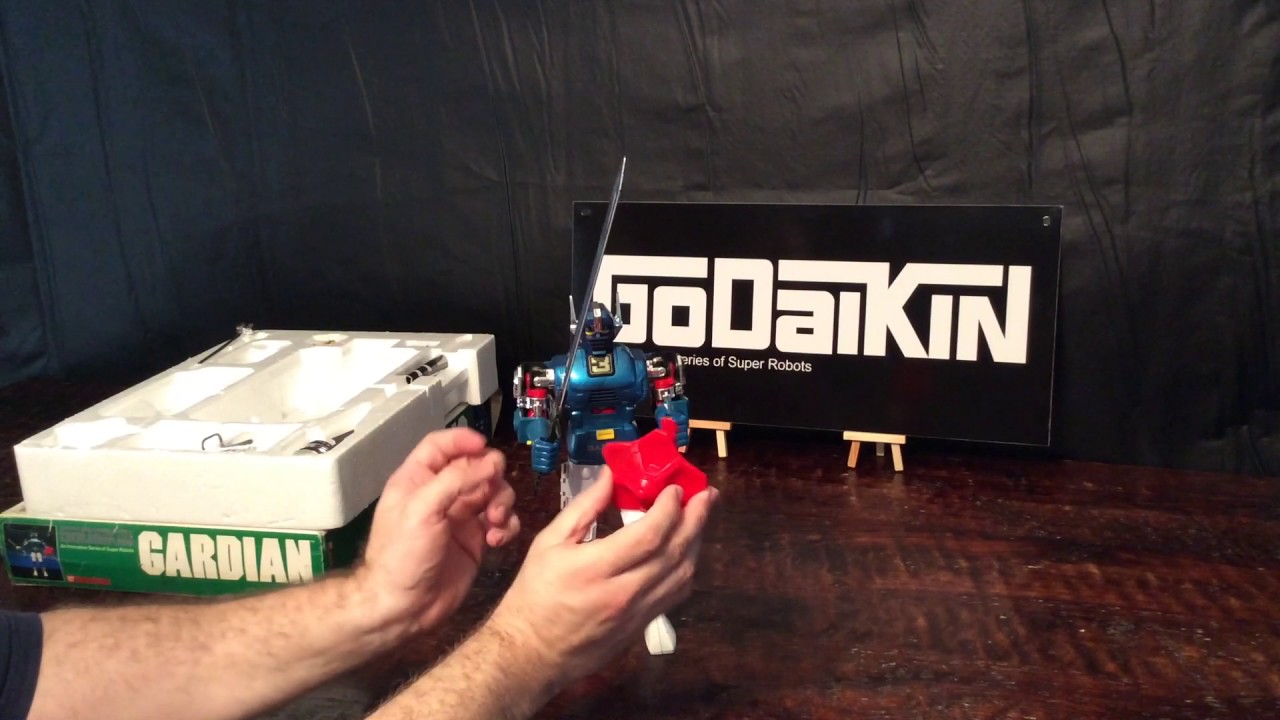 Vintage Bandai Popy Godaikin Gardian Baikanfu Robot Toy Review
