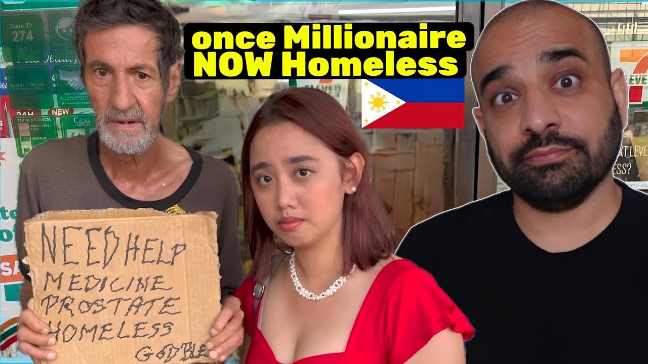 Homeless Foreigner in the Philippines! Once a Millionaire Now Broke