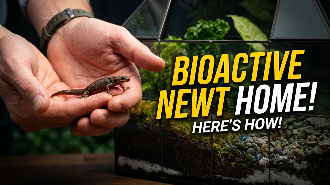 Mini Newt Terrarium (Vivarium)