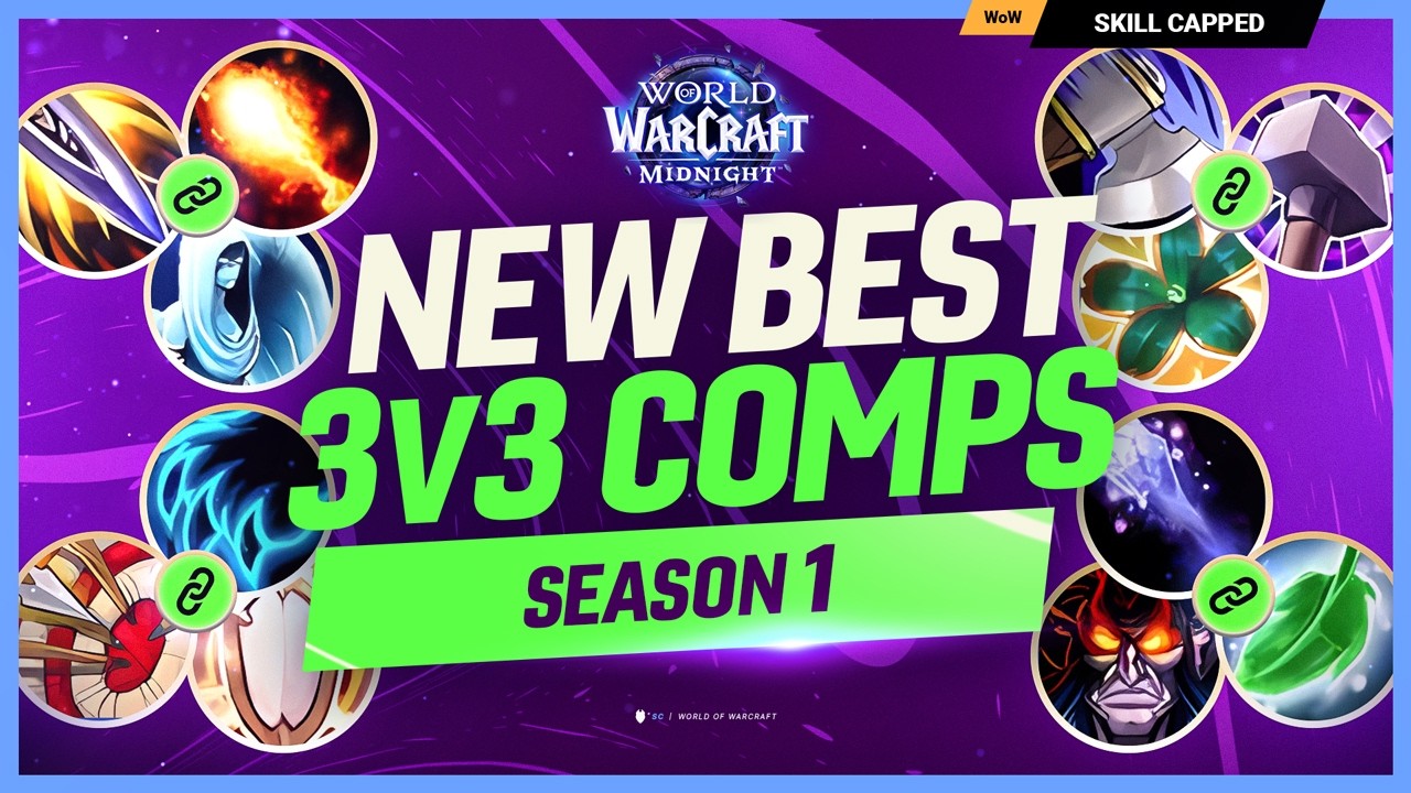 ЛУЧШИЕ сетапы 3v3 для ГЛАДИАТОРА в 1-м PvP-сезоне Midnight!