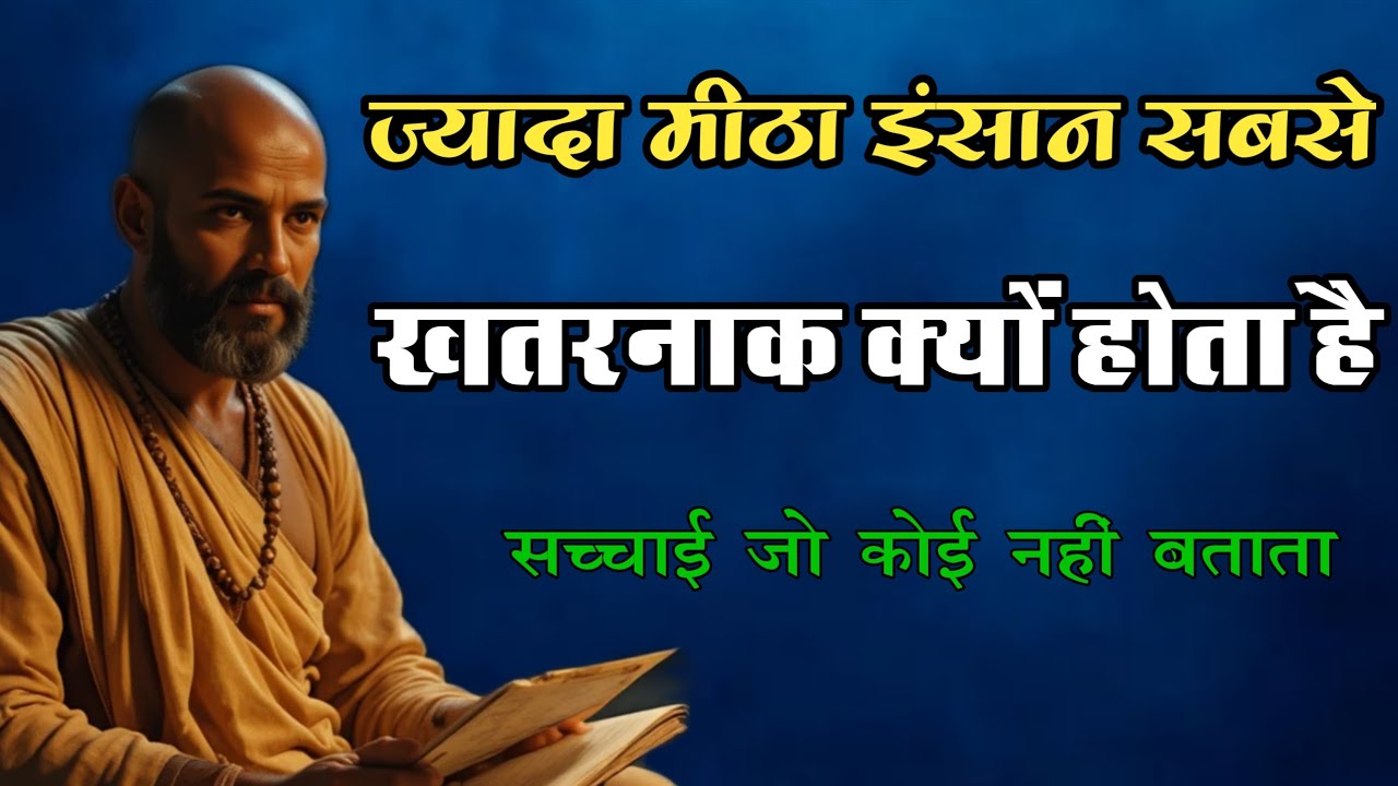 ज़्यादा मीठा इंसान सबसे खतरनाक क्यों होता है? | सच्चाई जो कोई नहीं बताता Chanakya motivational story