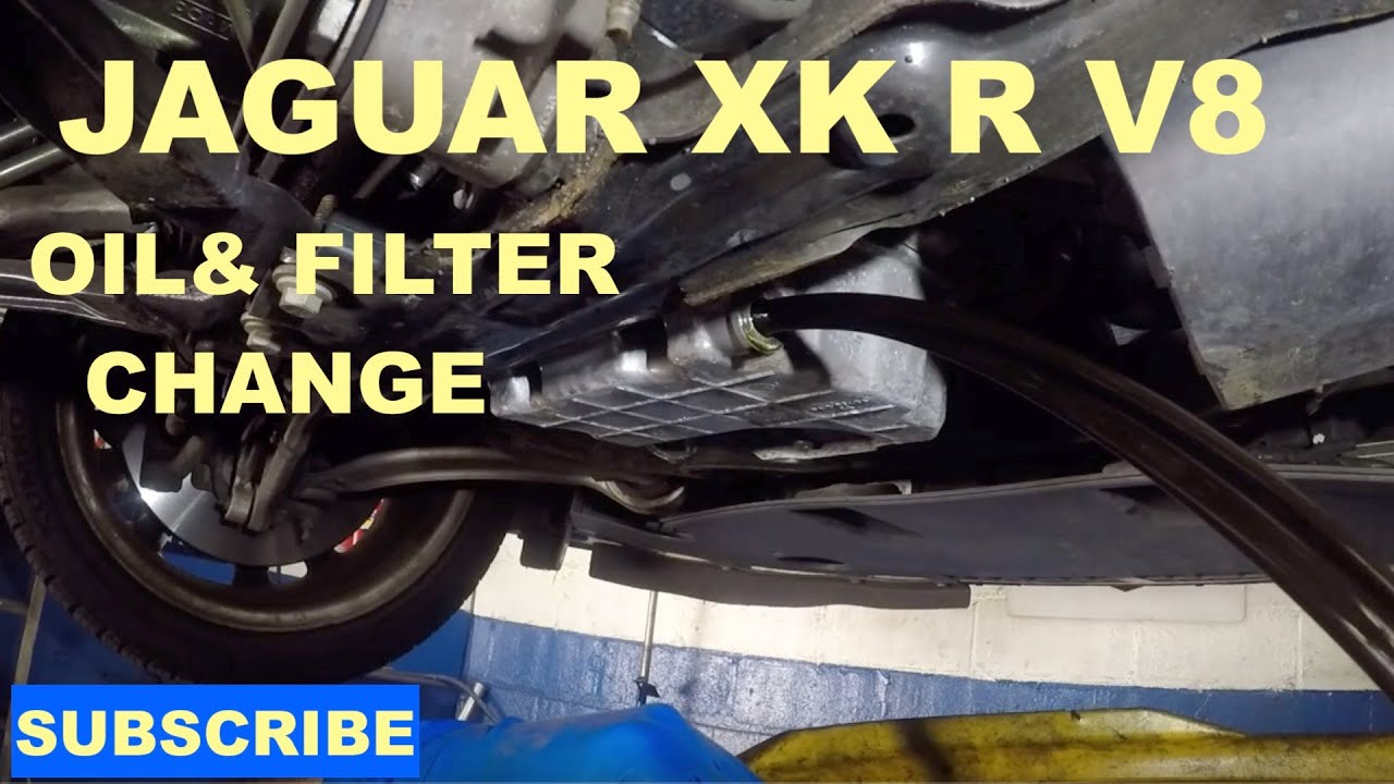 How to change Oil & Filter on Jaguar XK R V8