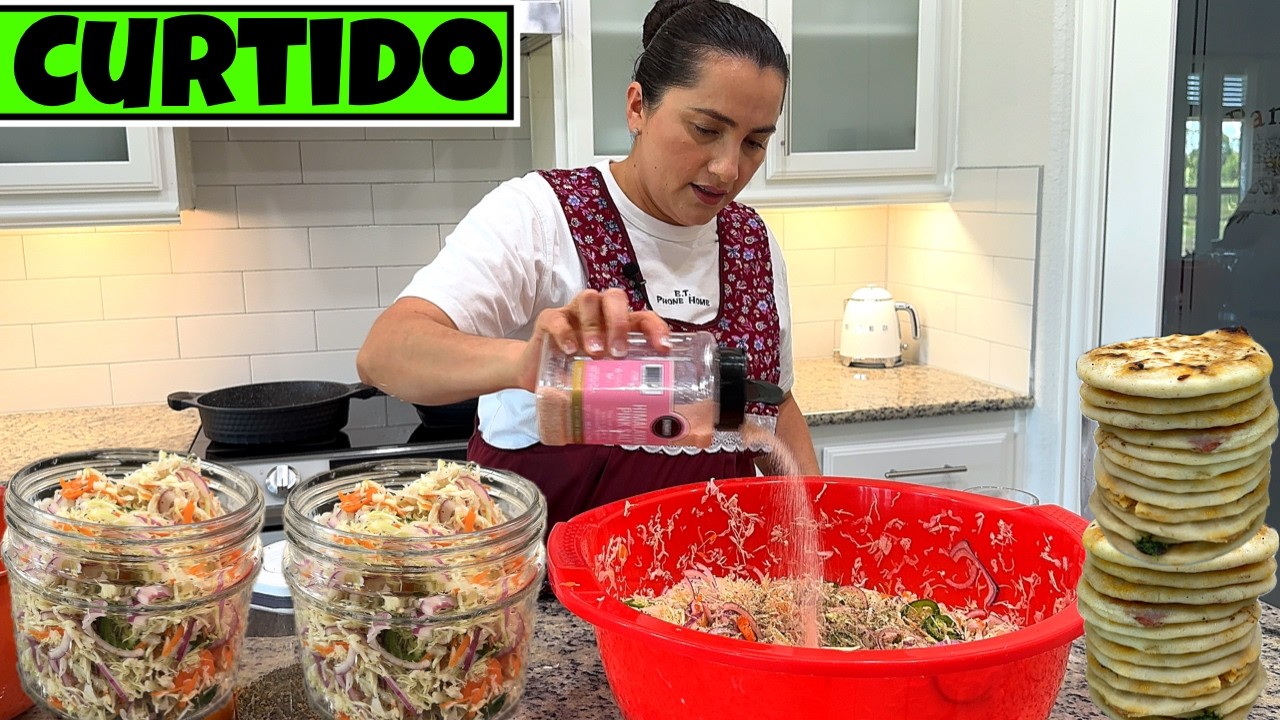 Curtido para pupusas - para **NEGOCIO** 💰💰 🤔hazte millonario con esta receta!