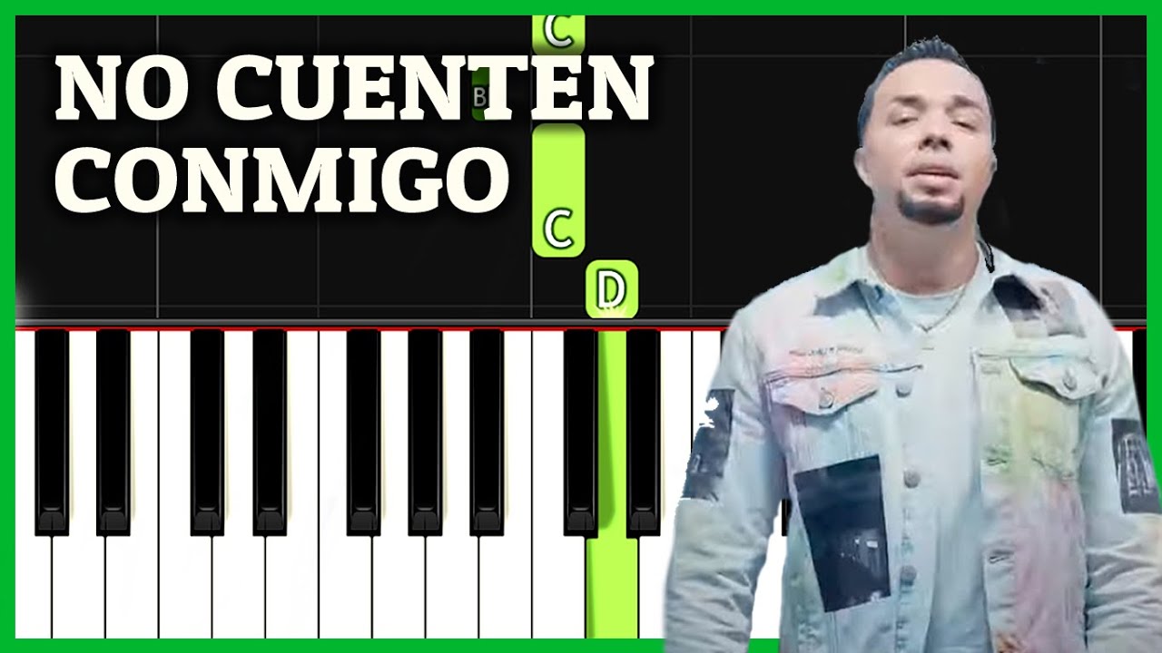 NO CUENTEN CONMIGO - Alex Zurdo (Piano Cover Tutorial) Reggaeton Cristiano Alex Zurdo 🎹