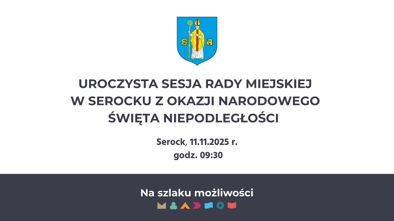 Uroczysta sesja Rady Miejskiej w Serocku -  11.11.2025