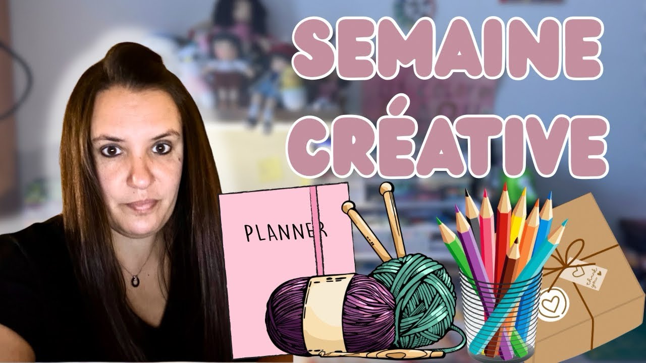 Vlog semaine : coloriage, crochet & petites surprises ✨