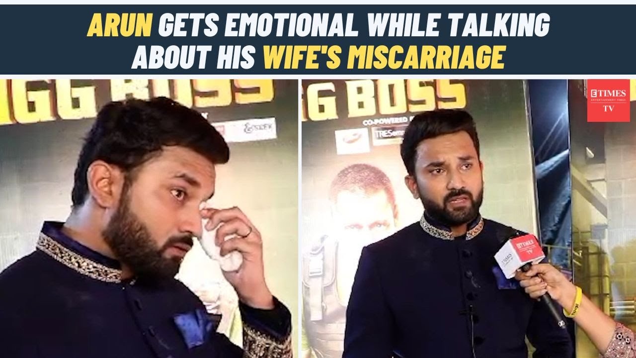 Arun Mashetty on his wife's miscarriage: I wasn't able to accept it, but my wife is a strong woman