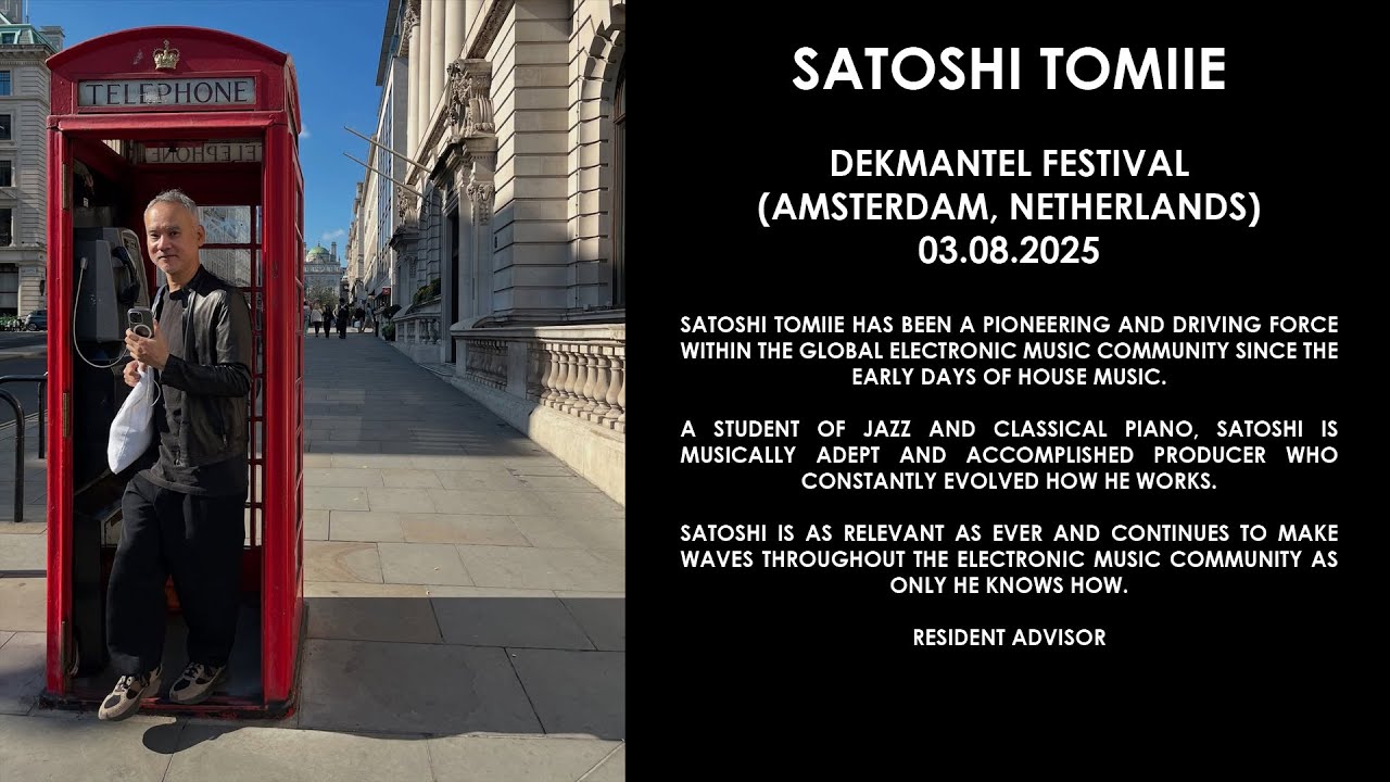 SATOSHI TOMIIE (Japan) @ Dekmantel Festival (Amsterdam, Netherlands) 03.08.2025