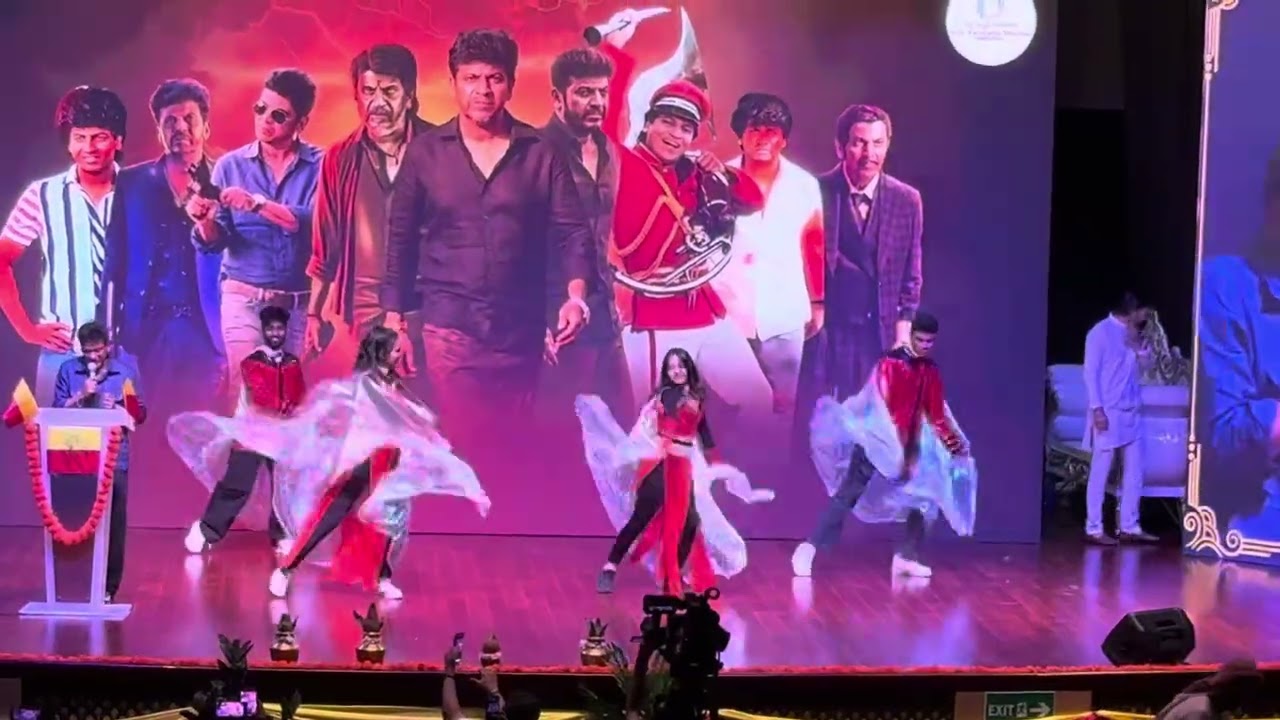 Shivarajakumar singing Tik Tik Tik barutide kaala @ Kannada rajyotsava Dubai-2025