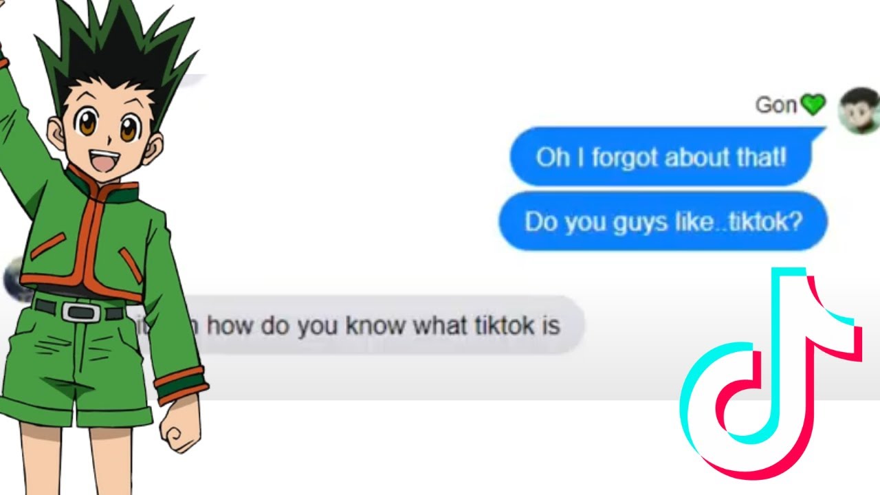 HXH TEXTS   GON EXPOSES EVERYONE'S TIKTOKS