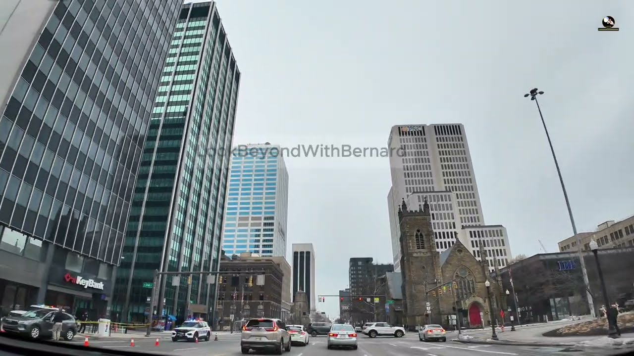 ''Is Columbus Romantic On Valentine's Day?💘Driving Through Downtown & Short North''
