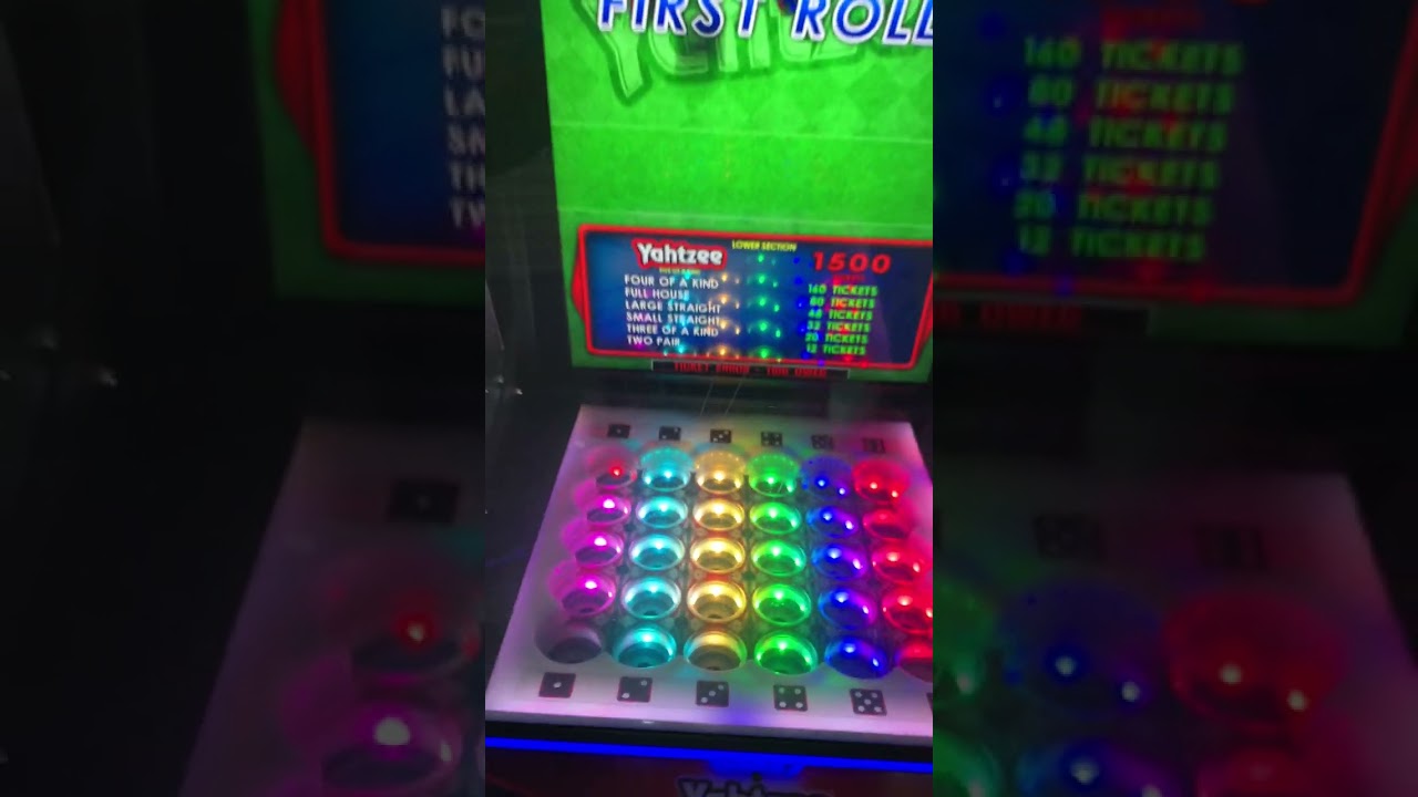 Yahtzee Coastal Amusements Ticket Redemption Arcade Game!