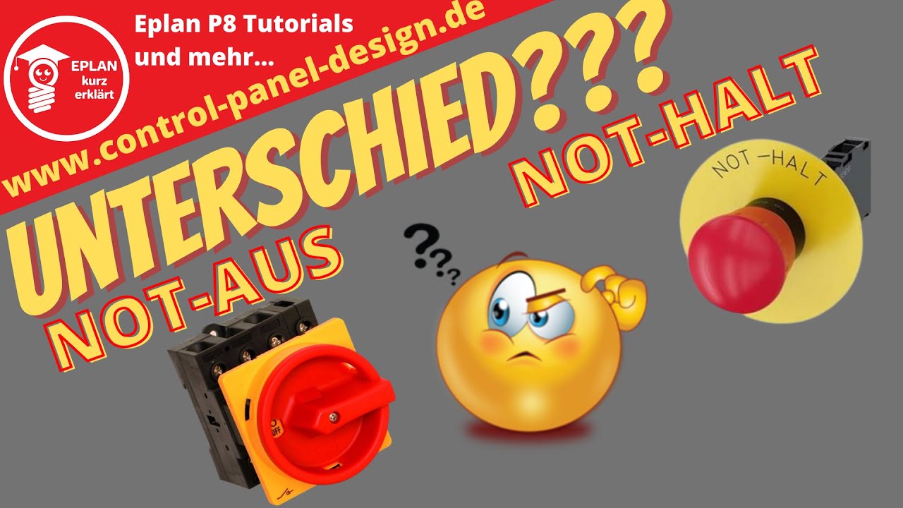 Unterschied Not-Aus und Not-Halt ??? Wann setze ich was ein?