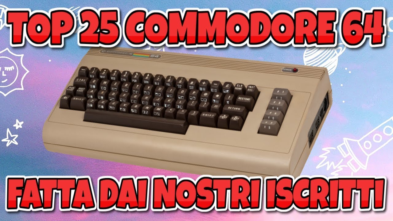 🔴 TOP 25 GIOCHI PER COMMODORE 64 FATTA DAI NOSTRI ISCRITTI