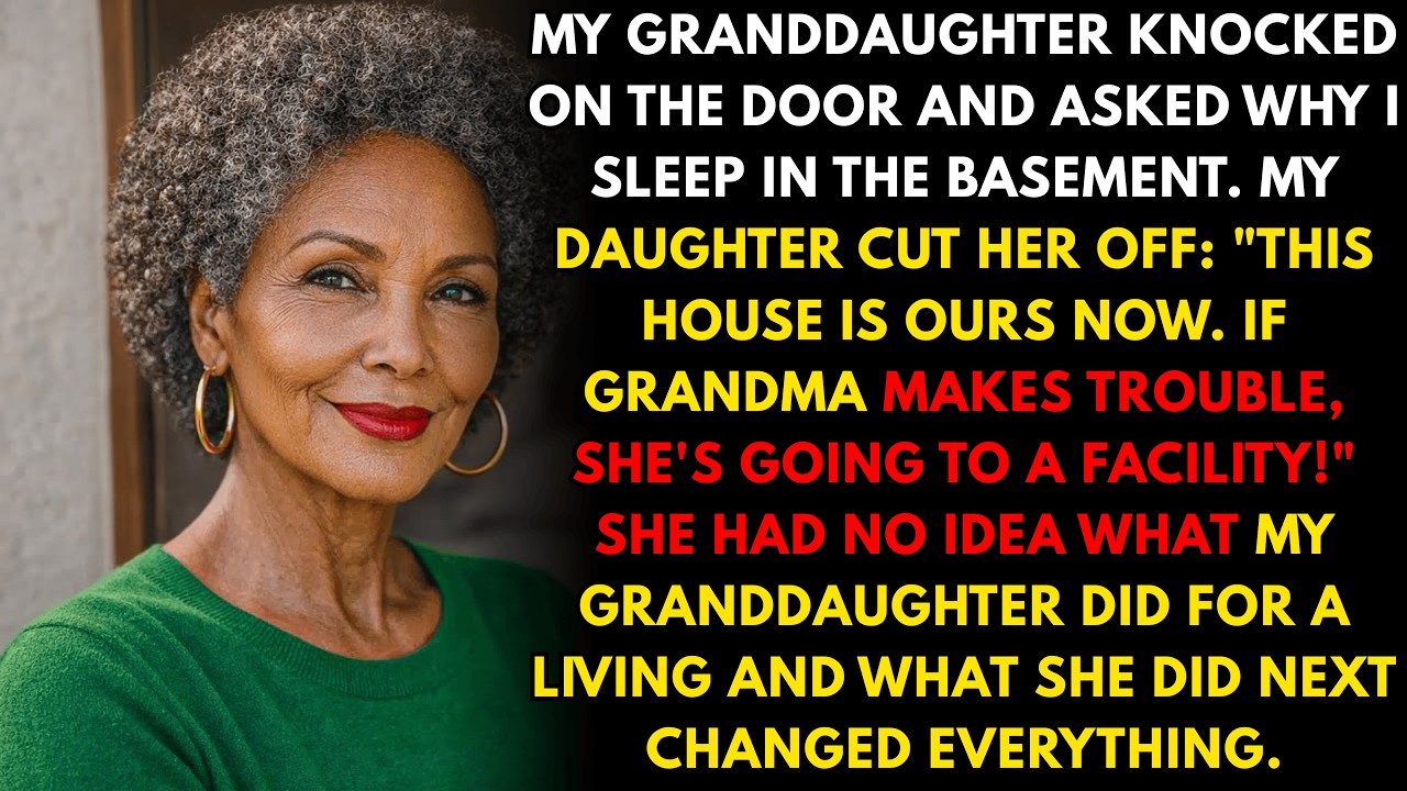 When they moved me to the basement, my daughter smiled— 