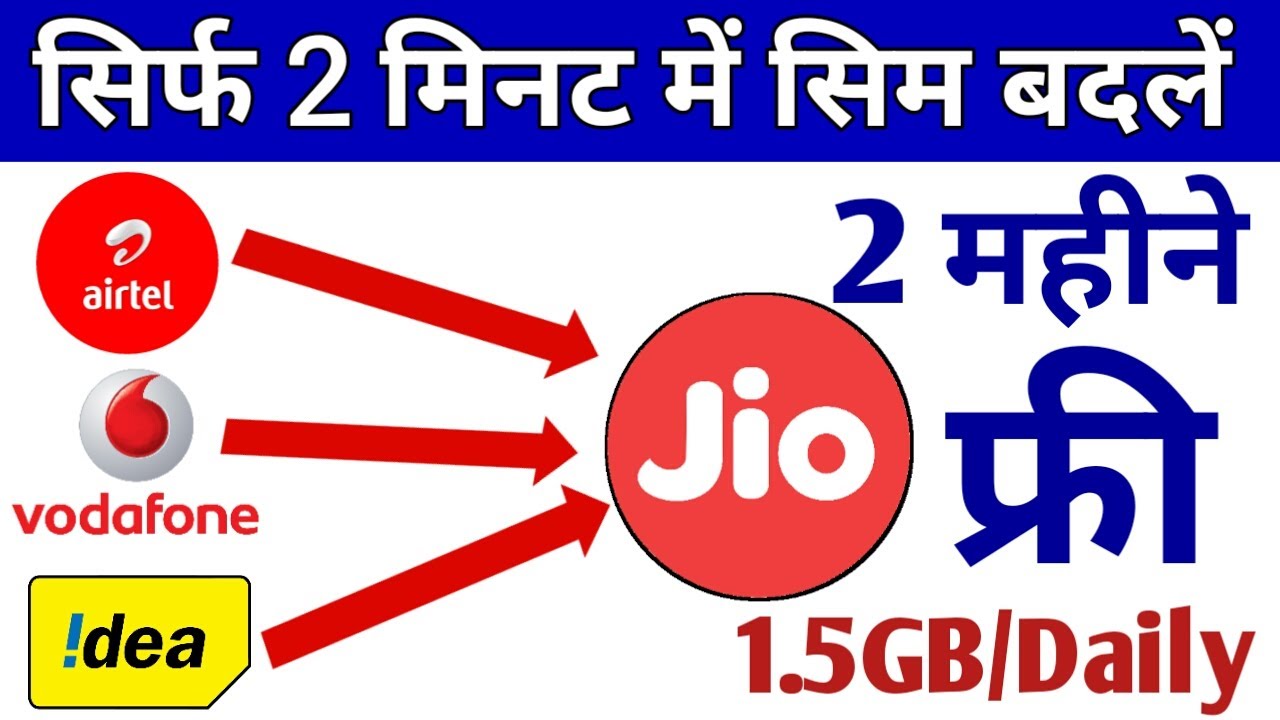 How To Port Any Sim Card On Jio | Sim Card Port Kaise Kare | Mobile Number Port Kaise Kare, Sim Port
