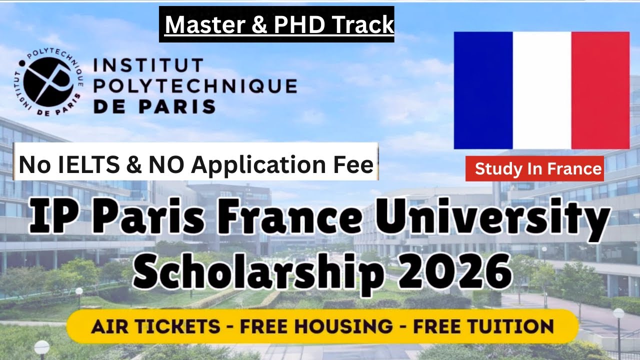 Study in France Institut Polytechnique  Paris  | Masters & PhD Track | No IELTS | No Application Fee