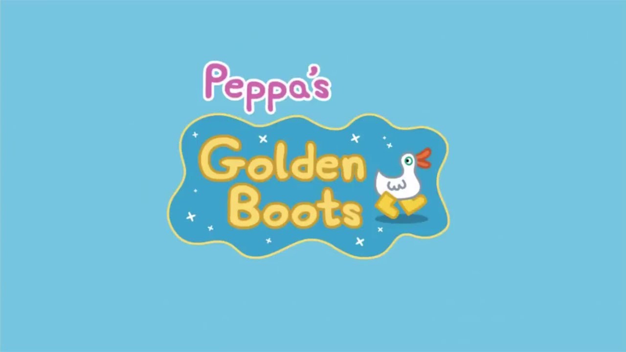 Peppa Pig and The Golden Boots - Interactive Peppa Pig Game