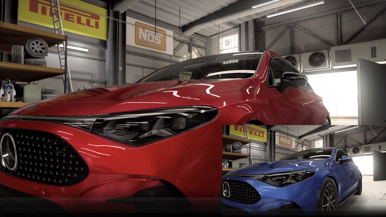 【CSR2】CLA 350 4MATIC with EQ Technology AMG Line Plus (purple/gold), shift & tune for 7.53x (7.58x) 
