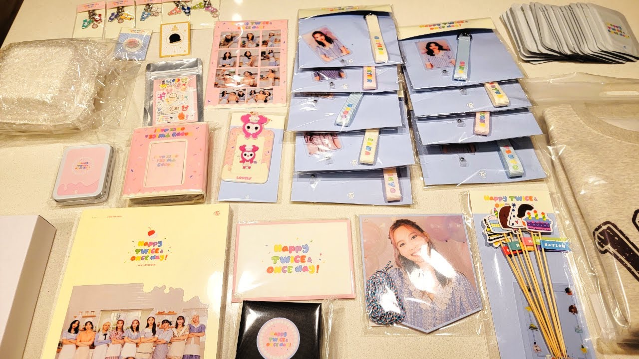TWICE 6th Anniversary Full Merchandise Haul + Unboxing