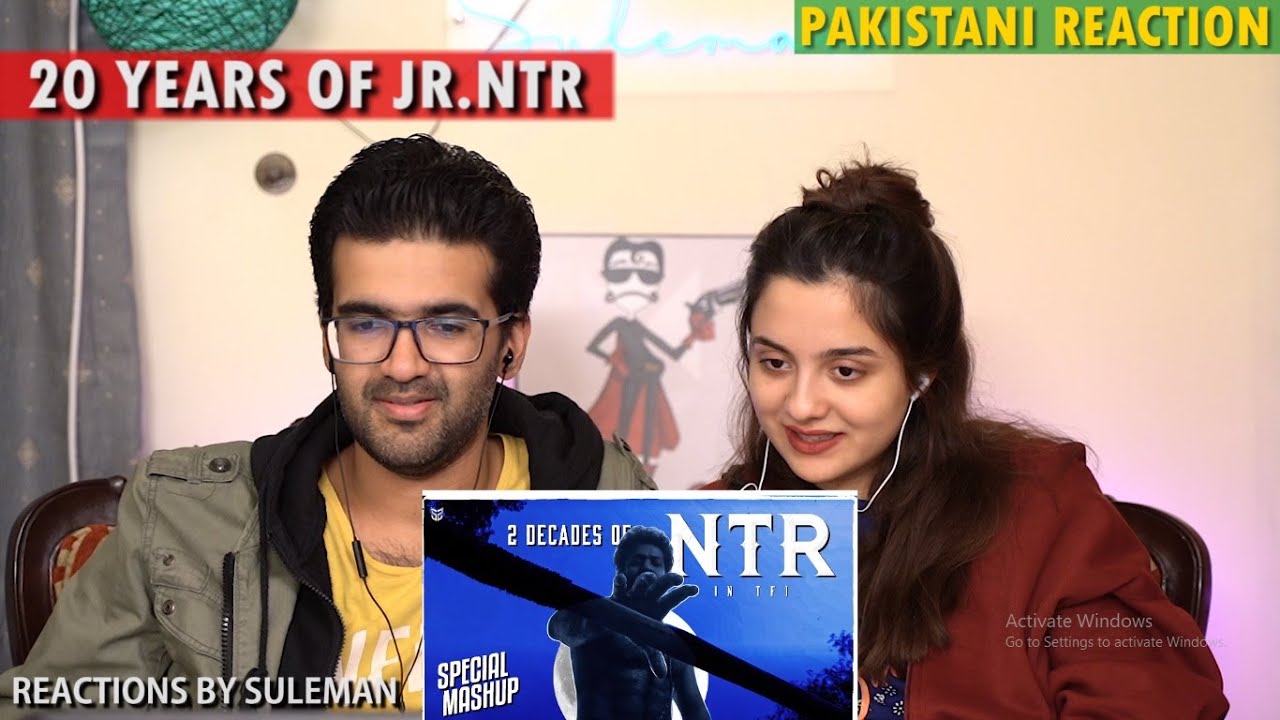Pakistani Couple Reacts To 20 Years Of Jr.NTR | Mashup | Stalwart Studio