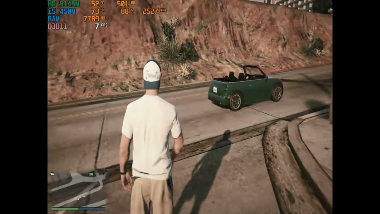 Grand Theft Auto 5 on i5 450M and HD 5145M