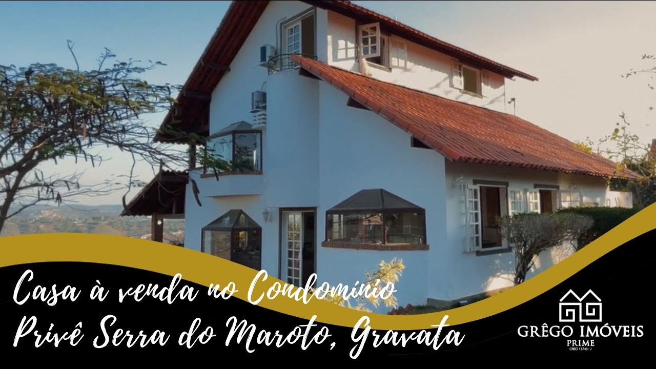 Casa à venda no Condomínio Privê Serra do Maroto | Gravatá | MÁRCIO GRÊGO | GRÊGO IMÓVEIS PRIME