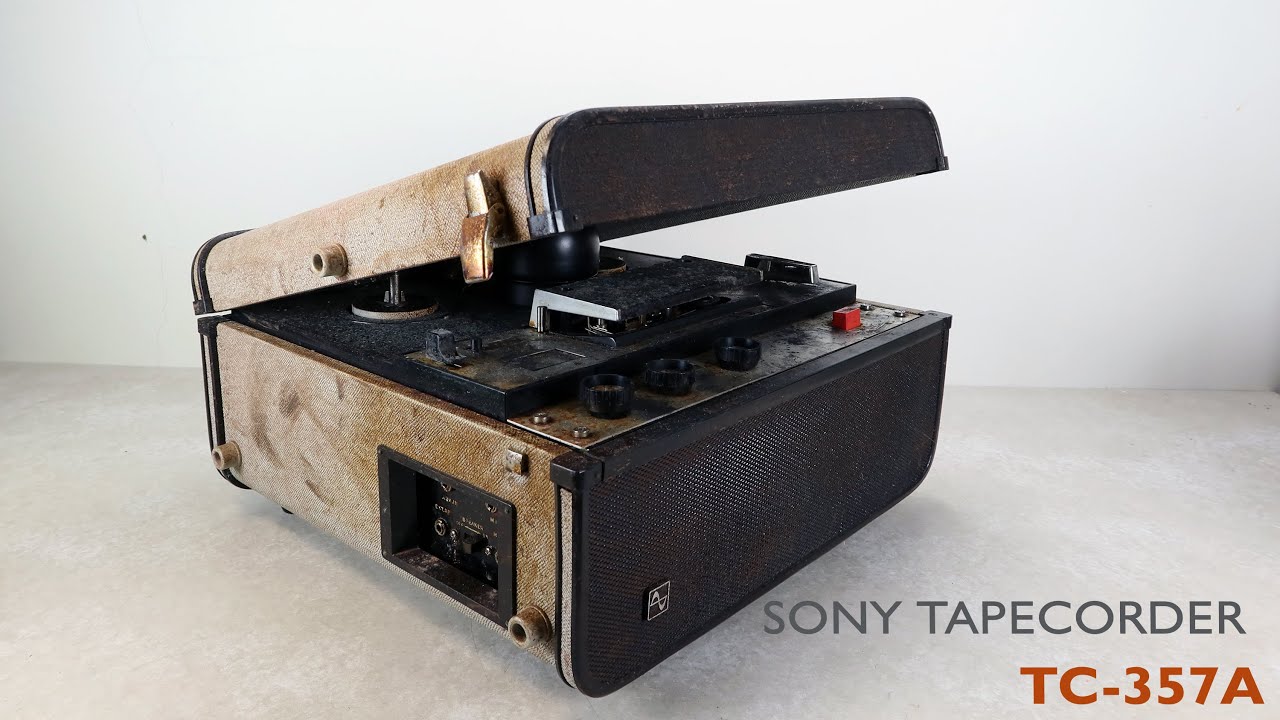 Vintage Sony TC-357A Reel to Reel Tape Recorder Restoration and Repair