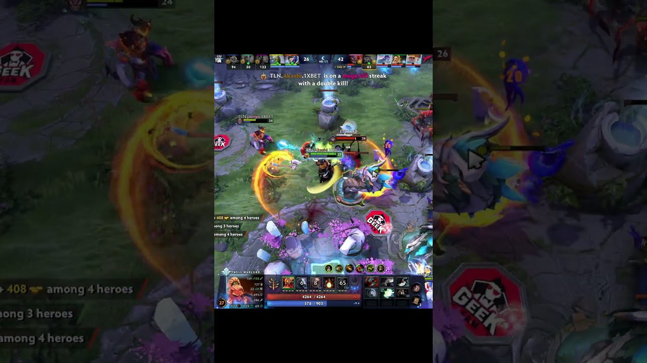 Akash Troll Warlord Ultrakill against Geek Fam Fountain #short #shorts