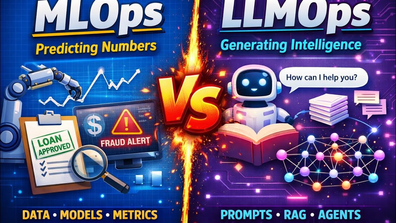 MLOps vs LLMOps Explained – Where to Use Each in Real AI Systems