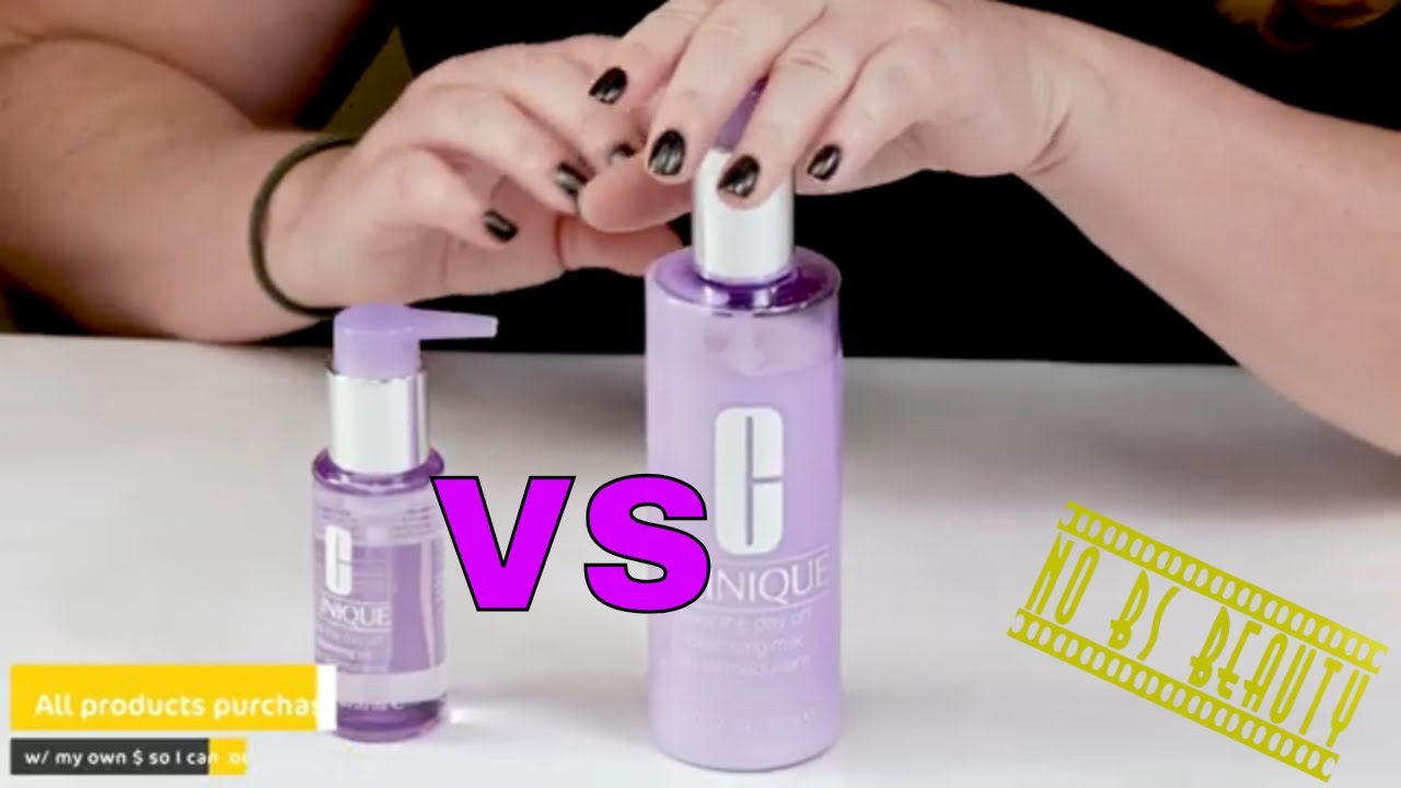 CLINIQUE Take The Day Off Cleansing Milk 🆚 CLINIQUE Take The Day Off Cleansing Oil
