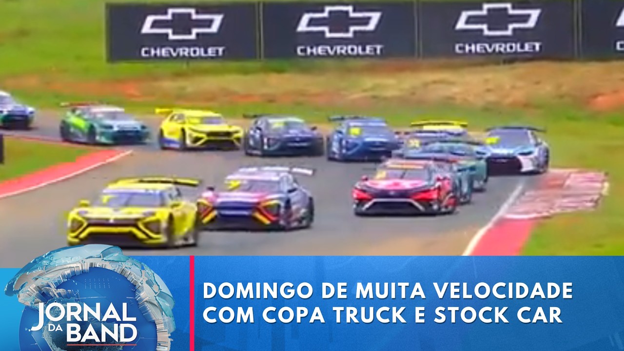 Domingo tem Stock Car e Copa Truck na tela da Band | Jornal da Band