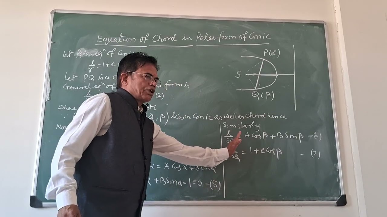 Polar Equation of Chord in conic