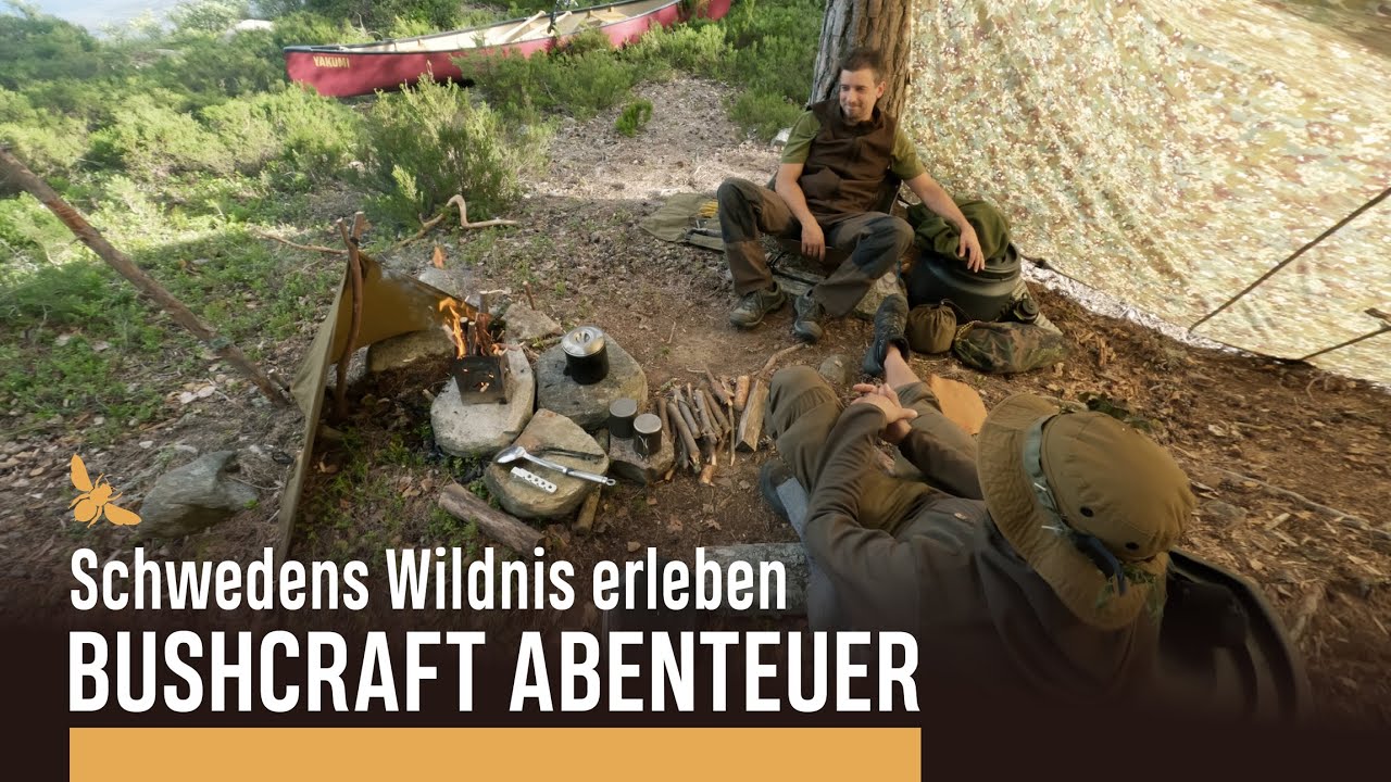 KANU und BUSHCRAFT Abenteuer in der Wildnis Schwedens | TEIL 2/2