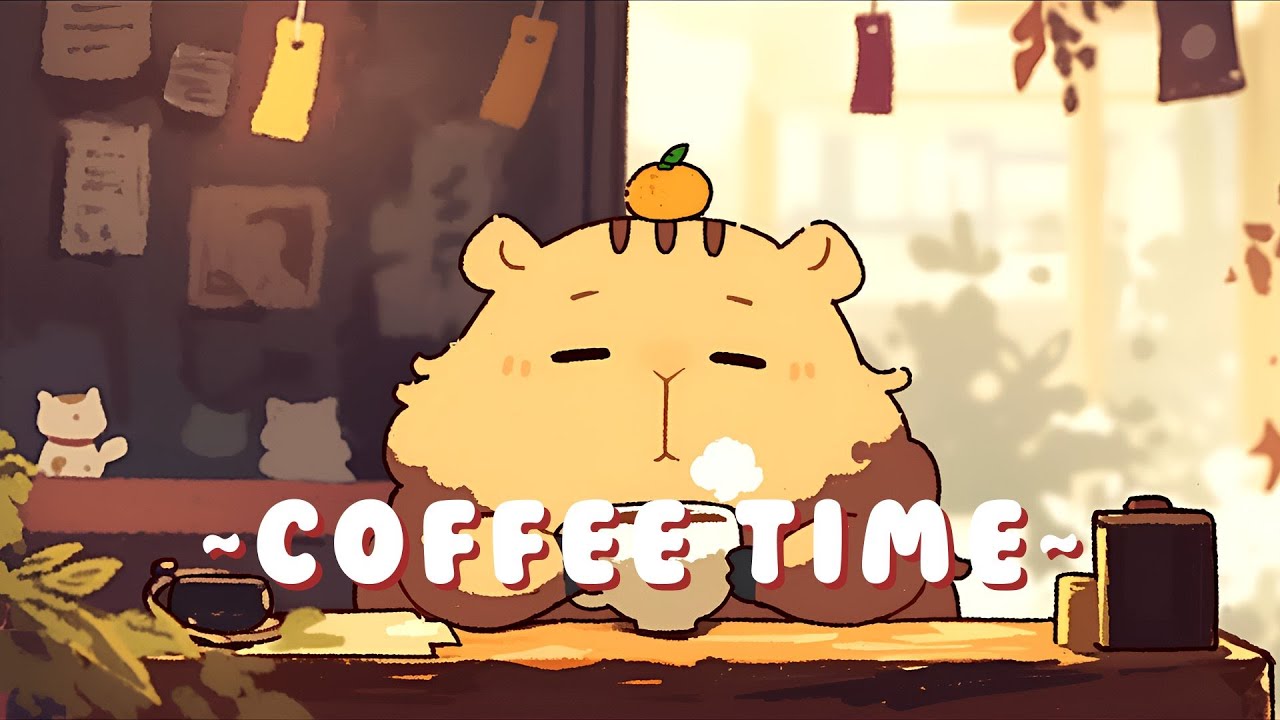 Capybara Music Lab - Calm Music for Focus & Study ~ Dreamy Vibes ~ 🦫 ✨ 🌙 | Background Music